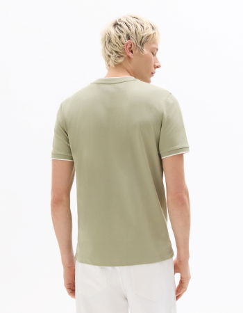 BARBATI - Tricou Verde Regular Barbati