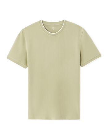 BARBATI - Tricou Verde Regular Barbati