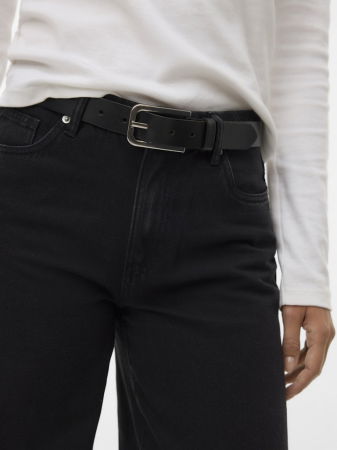JEANS - Vero Moda Blugi Negri REMY Wide Leg Femei