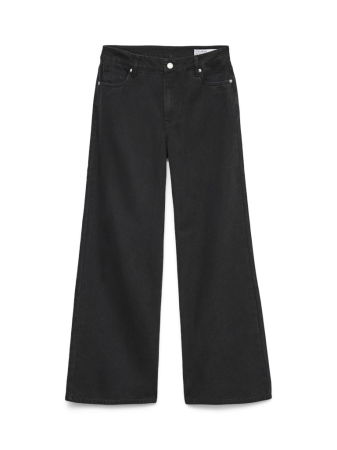 JEANS - Vero Moda Blugi Negri REMY Wide Leg Femei