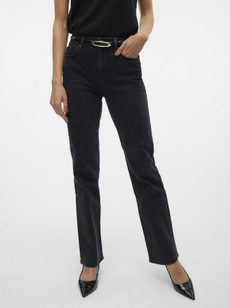 Straight - Vero Moda Blugi Negri TESSA Straight Femei