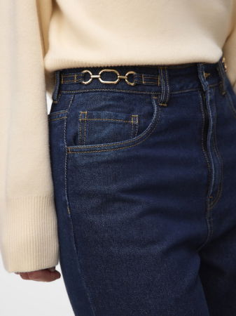 Wide Leg - Vero Moda Blugi Indigo Bottom Wide Femei