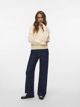 ЖЕНЩИНЫ - Vero Moda Джинсы Dark Blue Denim Bottom Wide