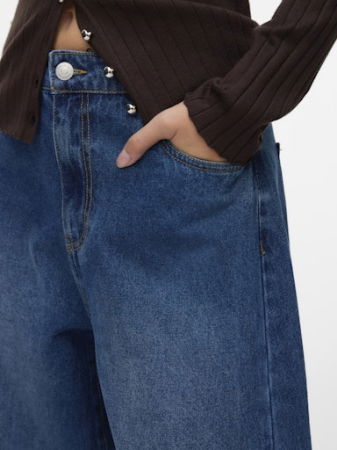 ЖЕНЩИНЫ - Vero Moda Джинсы Dark Blue Denim KAITLIN 