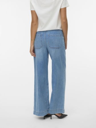 VERO MODA Женские Джинсы Light Blue Denim Allison Wide Leg