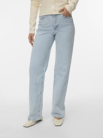 FEMEI - VERO MODA Blugi Light Blue Denim Tessa Wide Femei