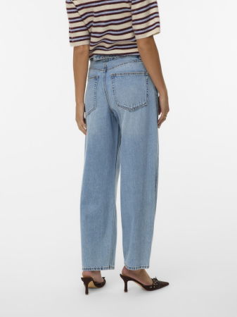VERO MODA Женские Джинсы Light Blue Denim Zelda Barrel