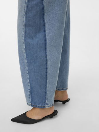 Wide Leg - VERO MODA Blugi Medium Blue Denim Bottom Barrel Femei