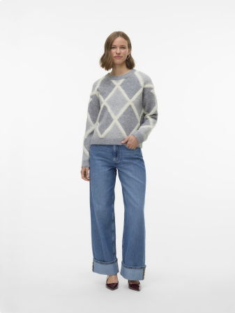 Straight - Vero Moda Blugi Albastri RAE Straight Femei