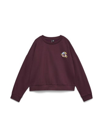 Hanorace - VERO MODA Bluza Bordo  Femei