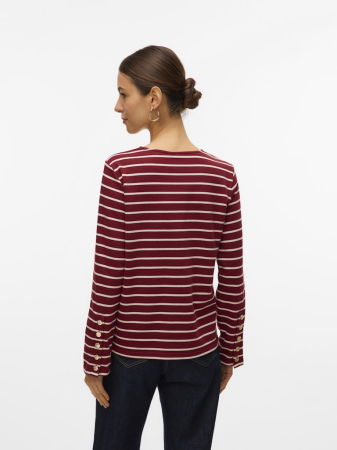 Толстовки - Vero Moda Свитшот Gri/Bordo 