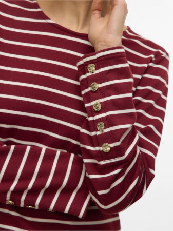 Толстовки - Vero Moda Свитшот Gri/Bordo 