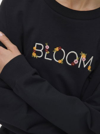 Hanorace - VERO MODA Bluza Neagra  Femei