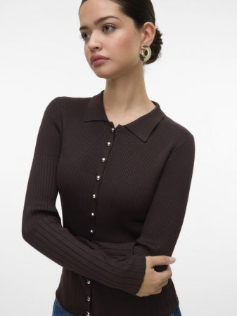 ЖЕНЩИНЫ - Vero Moda Кардиган Chocolate Torte 