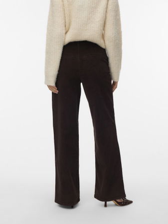 IMBRACAMINTE - Vero Moda Pantaloni Maro Inchis Wide Femei