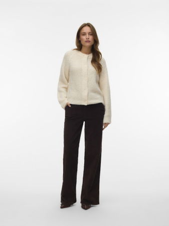 Pantaloni - Vero Moda Pantaloni Maro Inchis Wide Femei