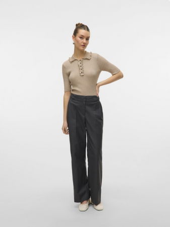 Vero Moda Брюки Dark Grey Melange Straight [2]