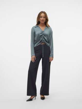 FEMEI - Vero Moda Pantaloni Navy Wide Leg Femei