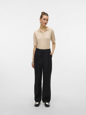 FEMEI - Vero Moda Pantaloni Negri Straight Femei