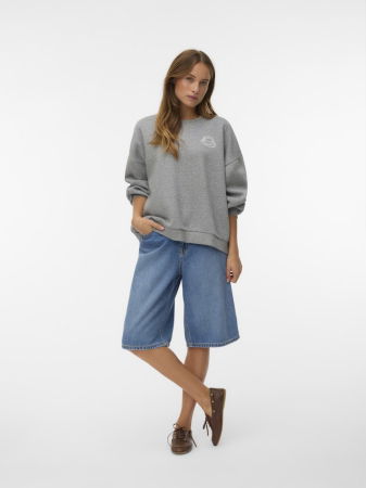 Pantaloni Scurti - VERO MODA Pantaloni Scurti Medium Blue Denim Regular Femei