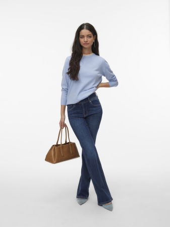 FEMEI - Vero Moda Pulover Albastru Regular Femei