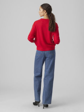 Pulovere si Cardigane - Vero Moda Pulover Rosu  Femei