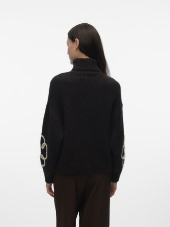 FEMEI - Vero Moda Pulover Maro Inchis  Femei