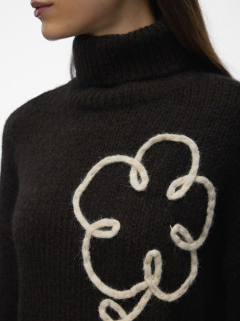 FEMEI - Vero Moda Pulover Maro Inchis  Femei