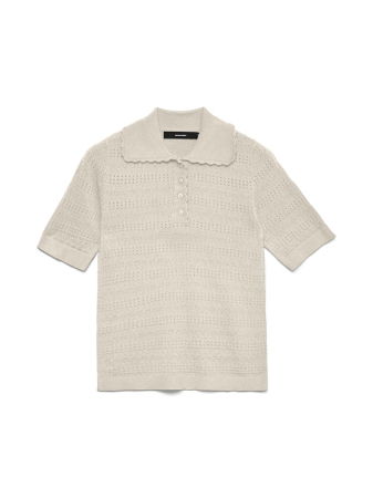 ЖЕНЩИНЫ - Женский Свитер С Коротким Рукавом Бежевый 