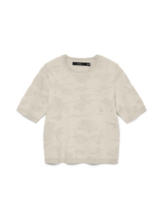 FEMEI - Pulover Cu Maneca Scurta Alb Femei