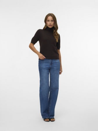 ОДЕЖДА - Vero Moda Свитер С Коротким Рукавом Chocolate Torte 