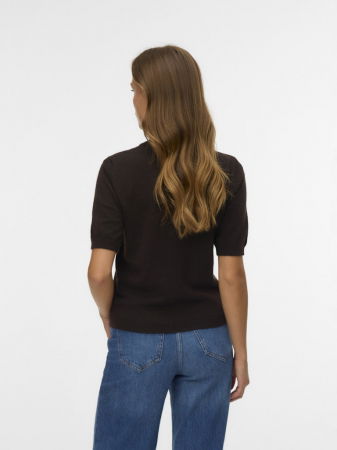 ОДЕЖДА - Vero Moda Свитер С Коротким Рукавом Chocolate Torte 