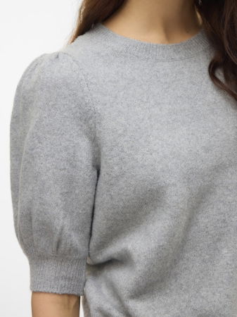 Свитера и Кардиганы - Vero Moda Свитер С Коротким Рукавом Gri Deschis 