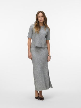 FEMEI - Vero Moda Pulover Cu Maneca Scurta Gri Deschis  Femei