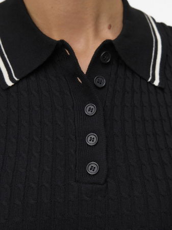 Vero Moda Свитер С Коротким Рукавом Negru  [3]