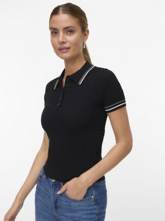 Vero Moda Свитер С Коротким Рукавом Negru  [2]