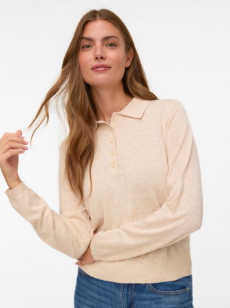 Pulovere si Cardigane - Vero Moda Pulover Bej  Femei