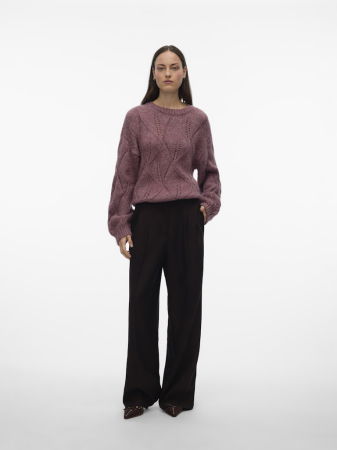 Pulovere si Cardigane - Vero Moda Pulover Rosu Visiniu  Femei