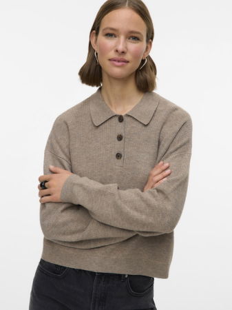 Pulovere si Cardigane - Vero Moda Pulover Bej  Femei