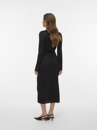 VERO MODA Женское Платье Black Solid  [3]