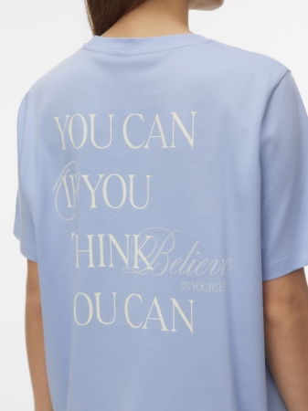 FEMEI - VERO MODA Tricou Brunnera Blue  Femei