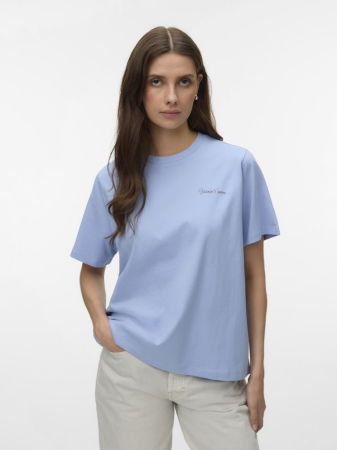 FEMEI - Tricou Albastru Deschis Femei