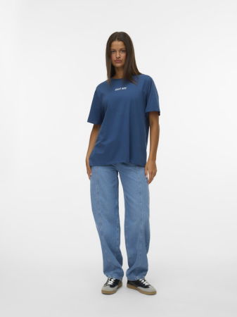 FEMEI - VERO MODA Tricou Dark Denim  Femei