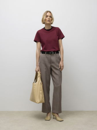 Tricouri si Topuri - Vero Moda Tricou Rosu Visiniu  Femei