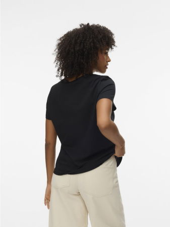 FEMEI - Vero Moda Tricou Negru Regular Femei