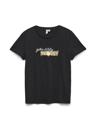 FEMEI - Vero Moda Tricou Negru Regular Femei