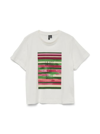 FEMEI - Vero Moda Tricou Alb Regular Femei