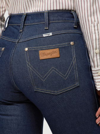 ДЖИНСЫ - Wrangler Женские Джинсы Темно-Синие 70s Flare Flare