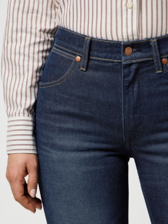 ДЖИНСЫ - Wrangler Женские Джинсы Темно-Синие 70s Flare Flare