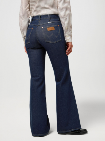 ДЖИНСЫ - Wrangler Женские Джинсы Темно-Синие 70s Flare Flare